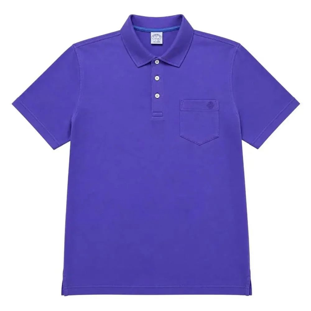 Brooks Brothers 346 Purple Polo Shirt Men's XL 100% Cotton
